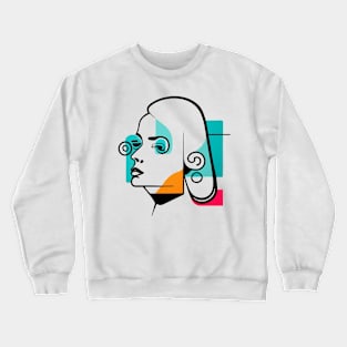 Human face Crewneck Sweatshirt